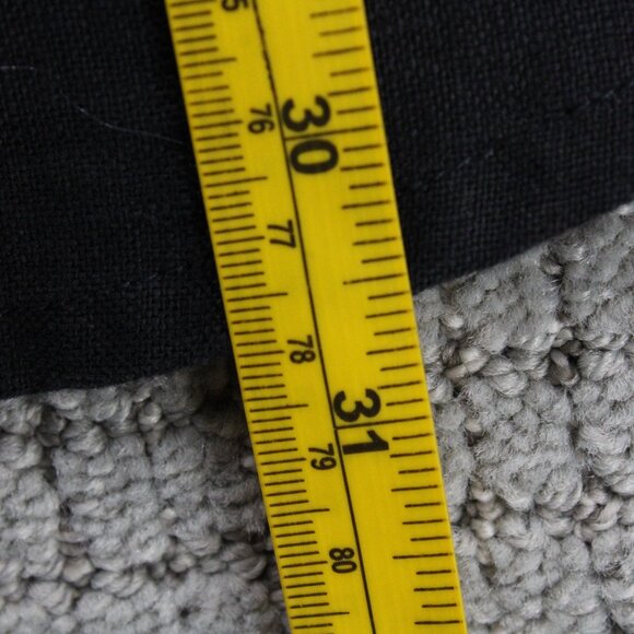 Neu Nomads Linen Shirt Womens XS Black Solid Button Down Oversized 3/4 Sleeve - Picture 10 of 10